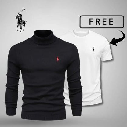 Roll Neck Jumper™ + Free T-Shirt Today 🎁